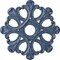 Ekena Millwork Angel Ceiling Medallion (Fits Canopies up to 4 3/8"), 20 7/8"OD x 3 5/8"ID x 1"P, Americana Crackle CM20ANAMC - alternate 1